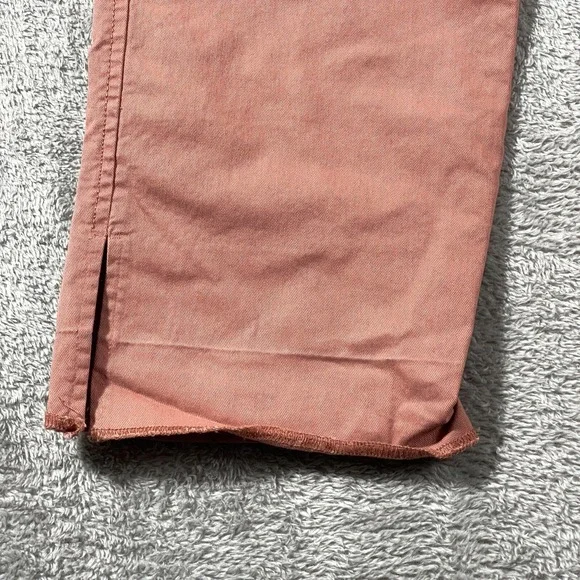 Old Navy Pixie Crop Blush Mid‎ Rise 12 Peach Amelia Rose Stretch Chino Outdoorsy - Picture 5 of 14